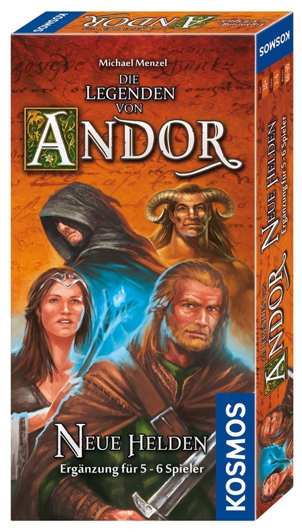 Die Legenden von Andor: Neue Helden [Erweiterung für 5-6 Spieler]